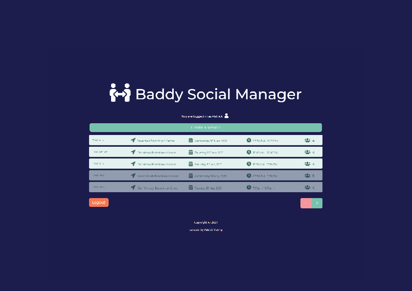 Badminton Social Manager Badminton Social Manager